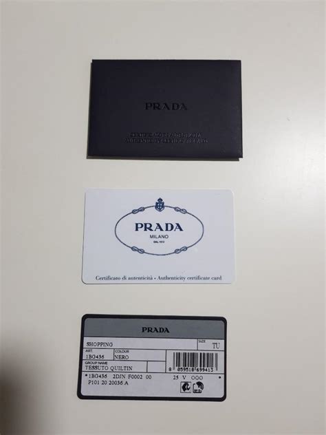 prada authentication card|prada card authenticity check.